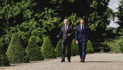   Bundeskanzler Olaf Scholz mit dem französischen Präsidenten Emmanuel Macron.  Foto: Bundesregierung/Gaertner